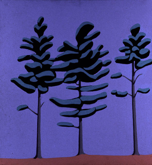 White Pines in Moonlight